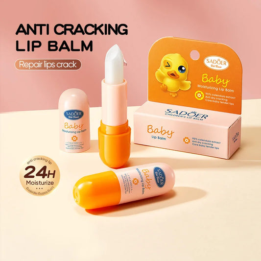 Calendula Children's Lip Balm Gentle Formula Anti-Cracking Moisturizing Fall/Winter Protection Peace of Mind
