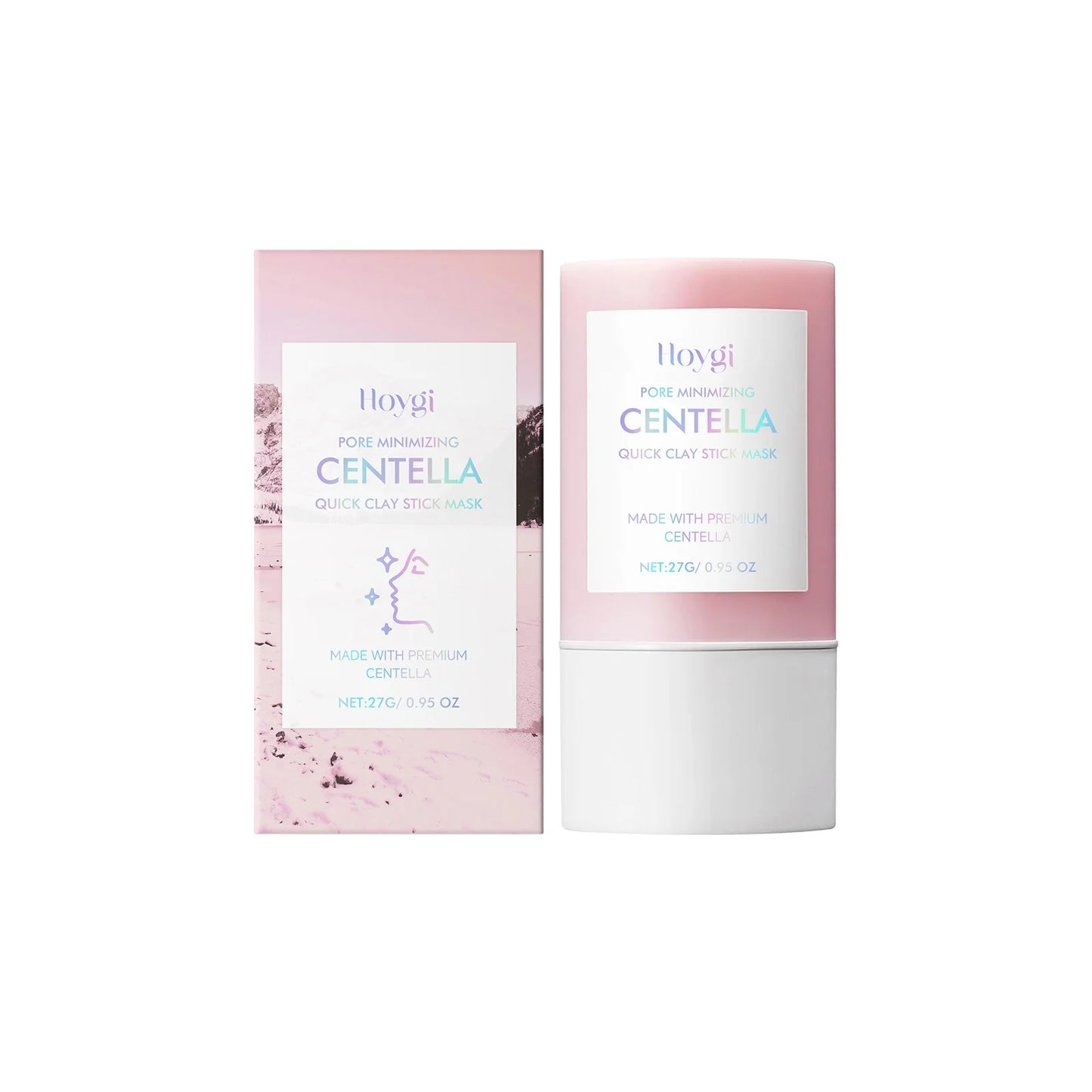 Hoygi Centella Asiatica Clay Mask Stick Soothing Calming Detoxifying Hydrating Anti Irritation Easy Application All Skin Types