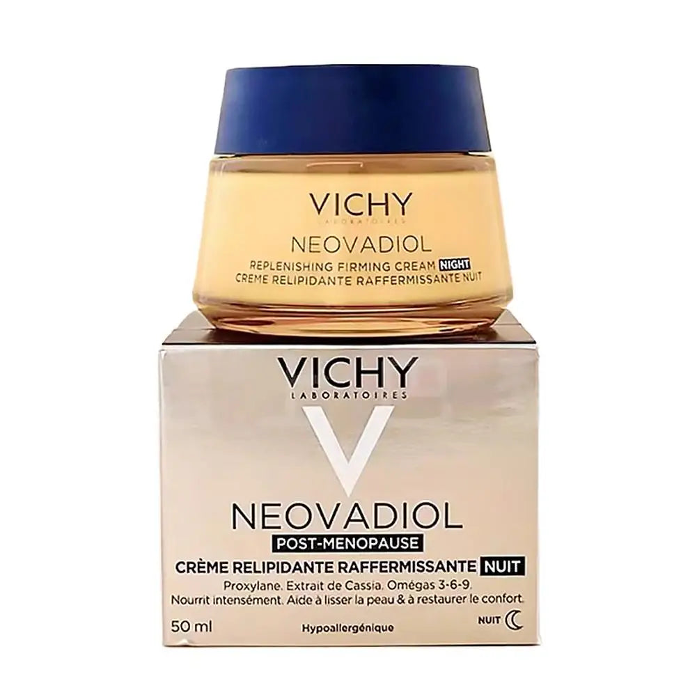 Vichy Anti Aging Night Cream 50ml Boosts Skin Elasticity Radiance Improve Skin Texture Firmness For Menopausal Skin Care
