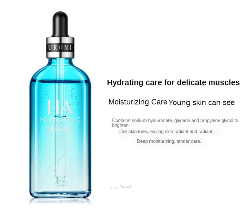 100ML Hyaluronic Acid Serum Facial Acido Hialuronico Bioaqua Essence Hyaluronik Asit Skin Care Face Serum Beauty Moisturizer