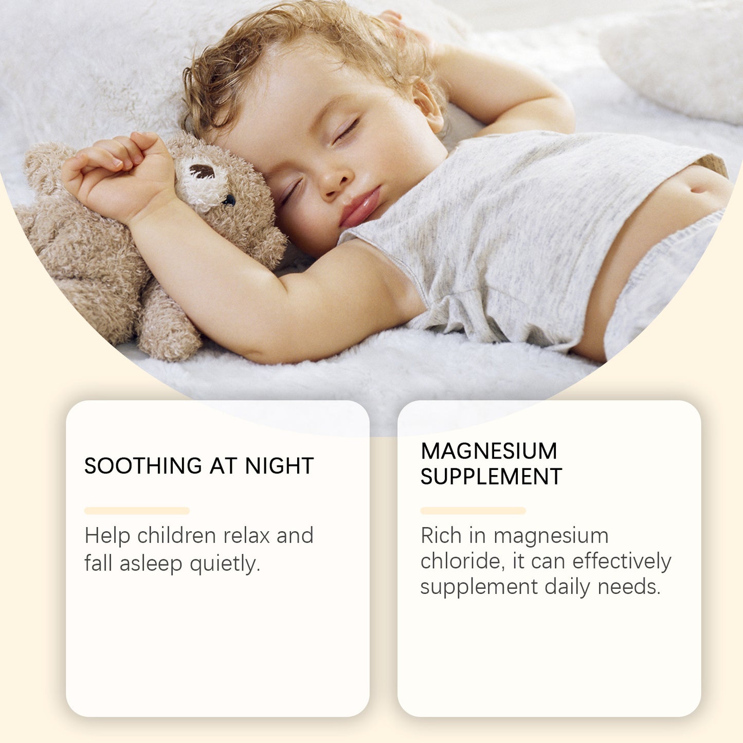 Magnesium Kids Cream Better Sleep Nourishing Moisturizing Lasting Fragrance Soothing Refreshing Relax Body Mind Magnesium Balm