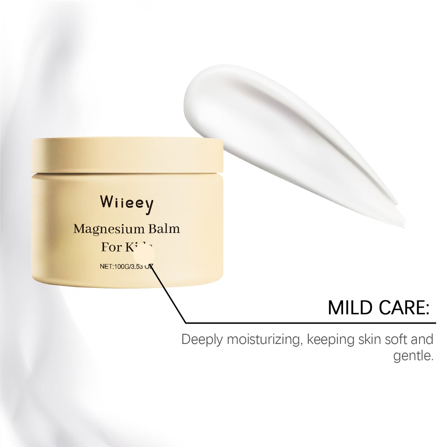 Magnesium Kids Cream Better Sleep Nourishing Moisturizing Lasting Fragrance Soothing Refreshing Relax Body Mind Magnesium Balm