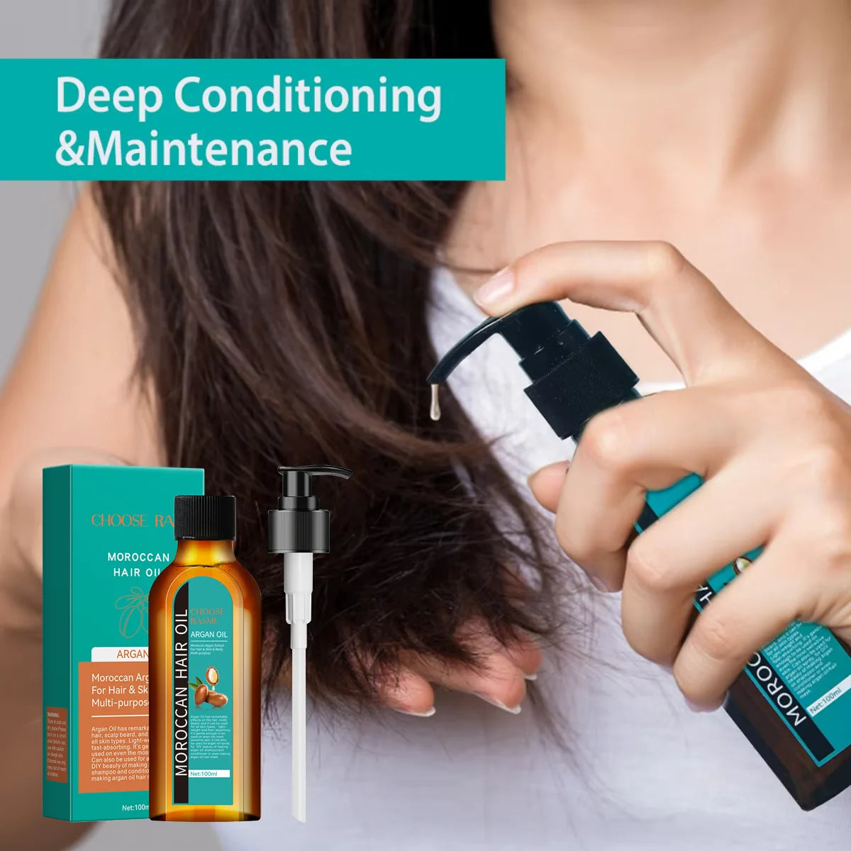 Hair Care Essential Oil Prevents Dry And Split Hair Moisturizes Gently Nourishes And Softens The Light