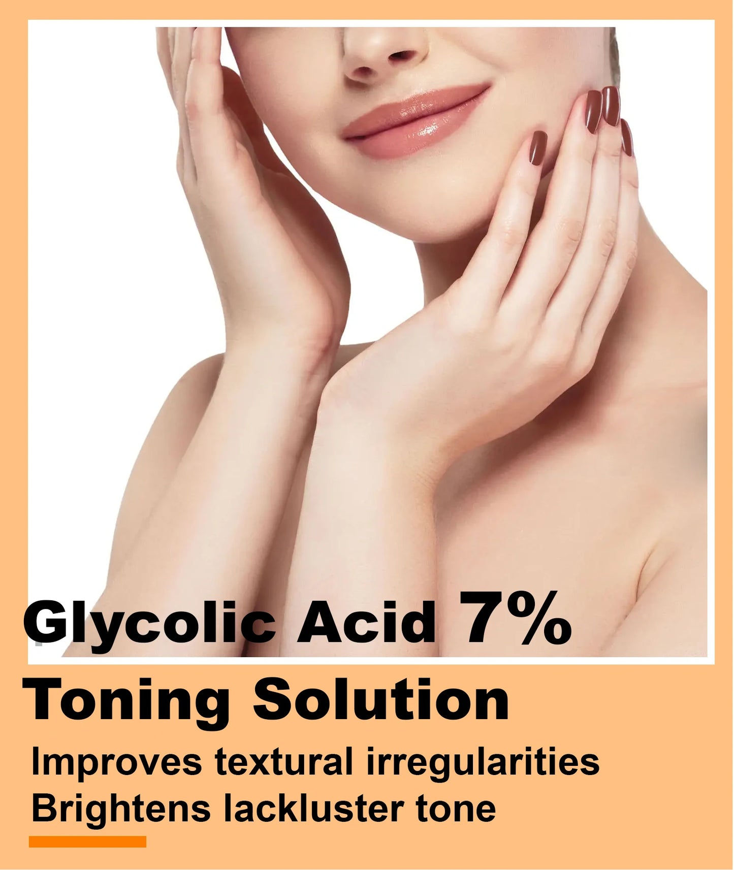 Glycolic Acid 7% Toner Gentle formula, nourishes and moisturizes skin, refreshing and non-sticky.