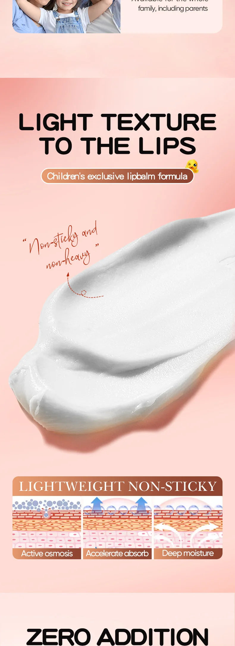 Calendula Children's Lip Balm Gentle Formula Anti-Cracking Moisturizing Fall/Winter Protection Peace of Mind