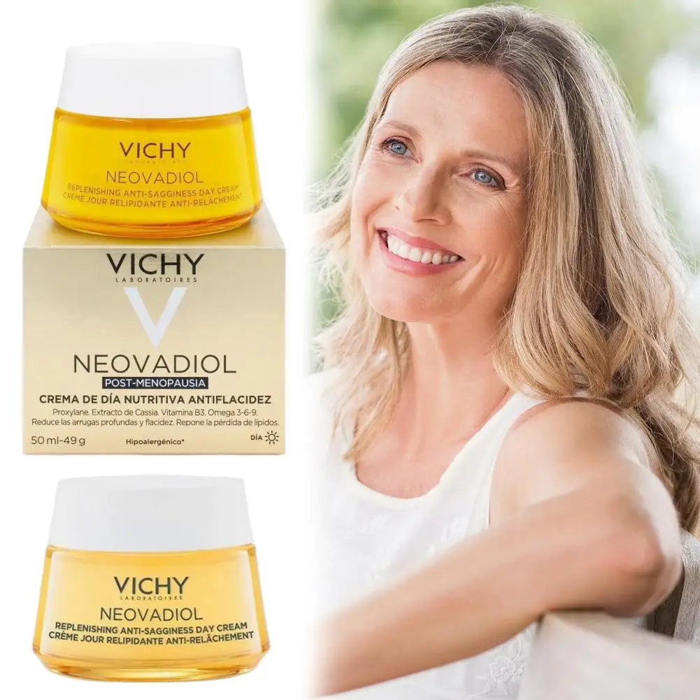 Vichy Anti Aging Night Cream 50ml Boosts Skin Elasticity Radiance Improve Skin Texture Firmness For Menopausal Skin Care