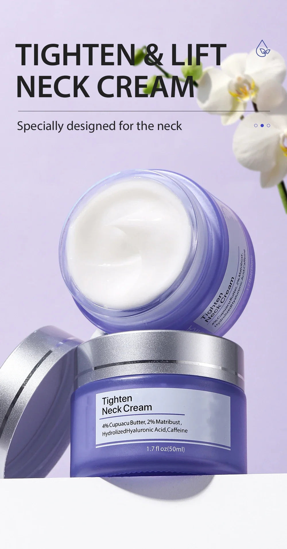 Tighten Lift Neck Cream Lightens Fine Lines Brightens Firms Nourishes Neck Cream Lightening Smoothing Moisturizer Neck Cream