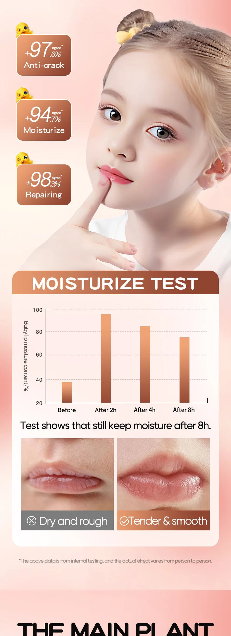 Calendula Children's Lip Balm Gentle Formula Anti-Cracking Moisturizing Fall/Winter Protection Peace of Mind