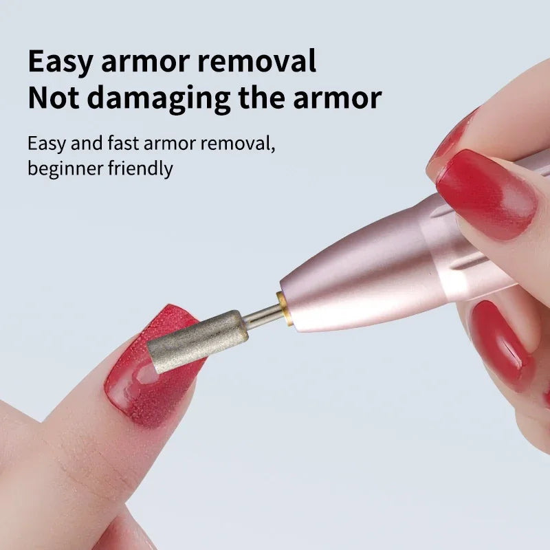 32000RPM Professional Rechargeable Electric Nail Drill Machine Kit Portable Cordless Nail File For Acrylic Gel Nails Remove