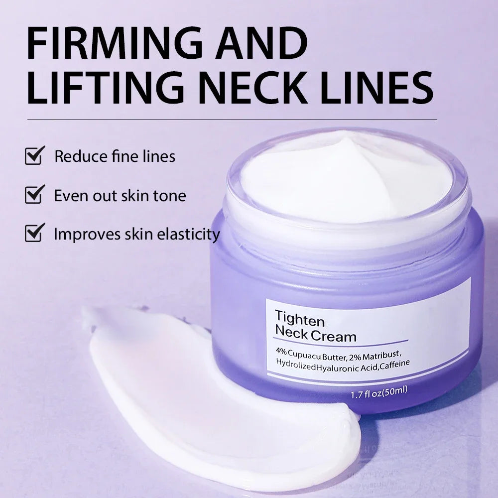 Tighten Lift Neck Cream Lightens Fine Lines Brightens Firms Nourishes Neck Cream Lightening Smoothing Moisturizer Neck Cream