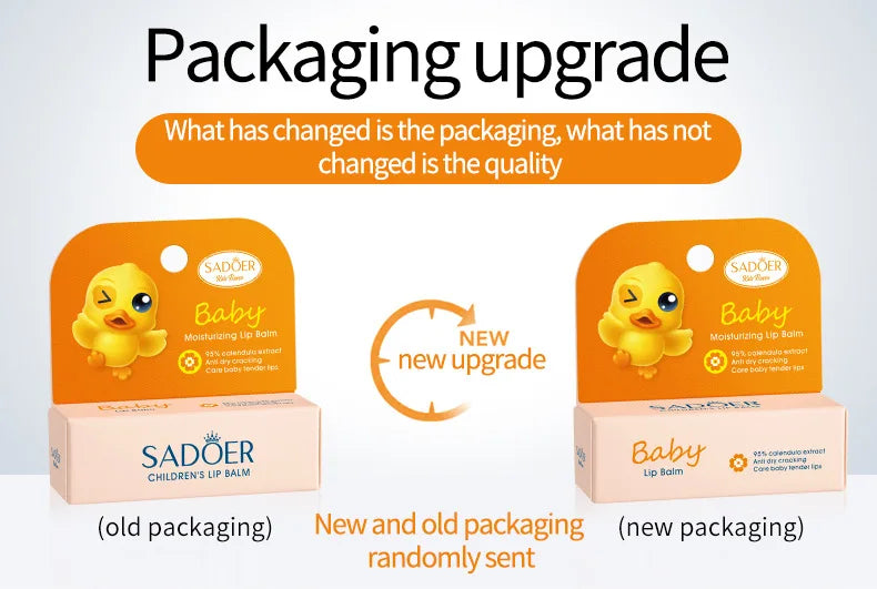 Calendula Children's Lip Balm Gentle Formula Anti-Cracking Moisturizing Fall/Winter Protection Peace of Mind