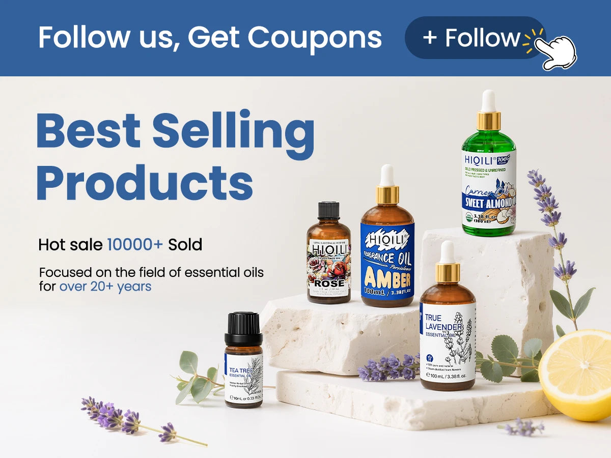 HIQILI Helichrysum Fragrance Essential Oil 30ml Aromatherapy Diffuser Skin Care Hair Perfume Oil Body Mist Moisturizer Gift