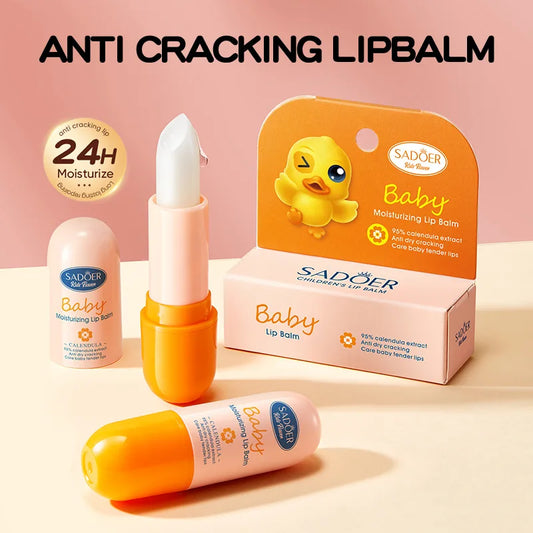 Calendula Children's Lip Balm Gentle Formula Anti-Cracking Moisturizing Fall/Winter Protection Peace of Mind