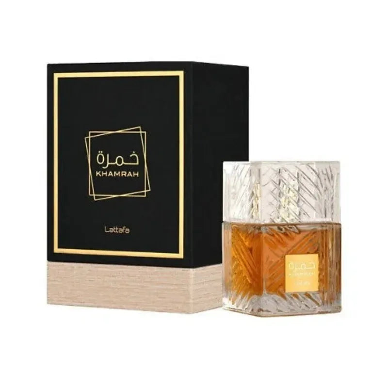 Original La-tta-fa Khamrah Series Eau de Parfum 100ml-Classic Arabian Spicy Perfume,Long Lasting Oriental Cologne & Gift for Men