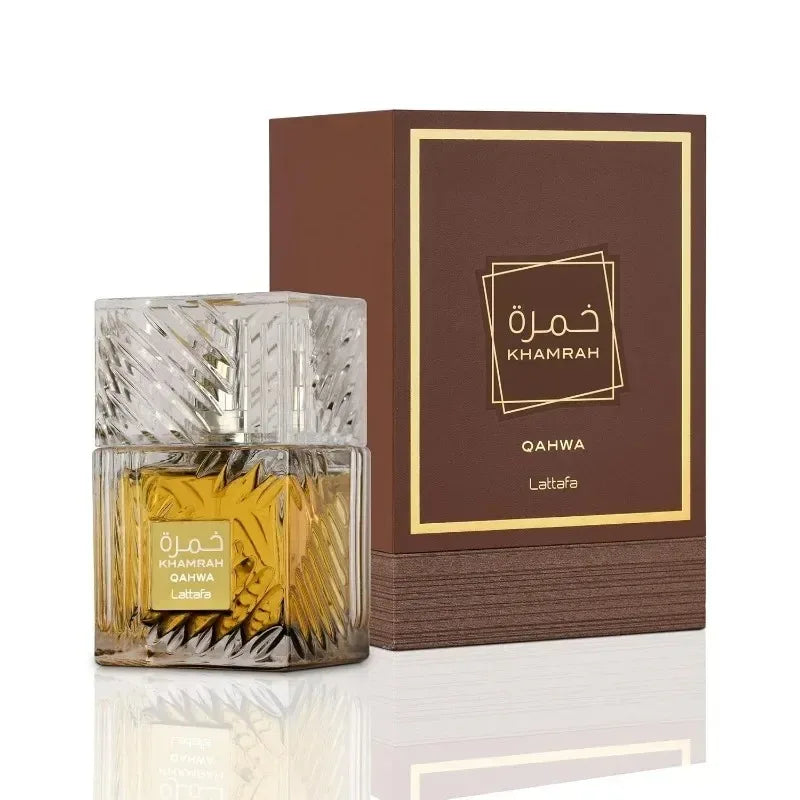 Original La-tta-fa Khamrah Series Eau de Parfum 100ml-Classic Arabian Spicy Perfume,Long Lasting Oriental Cologne & Gift for Men