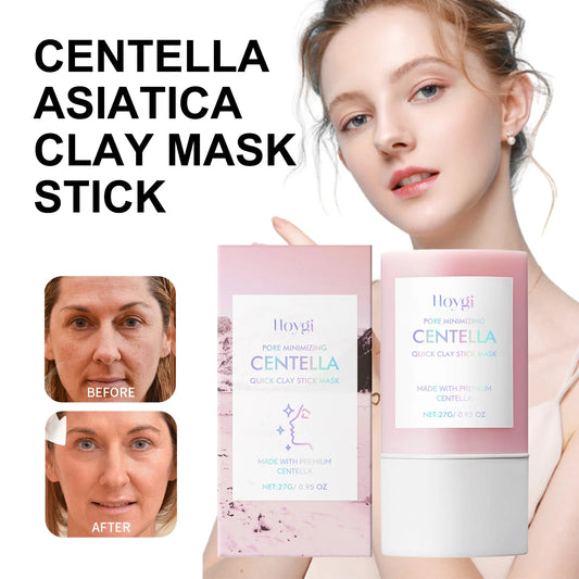 Hoygi Centella Asiatica Clay Mask Stick Soothing Calming Detoxifying Hydrating Anti Irritation Easy Application All Skin Types