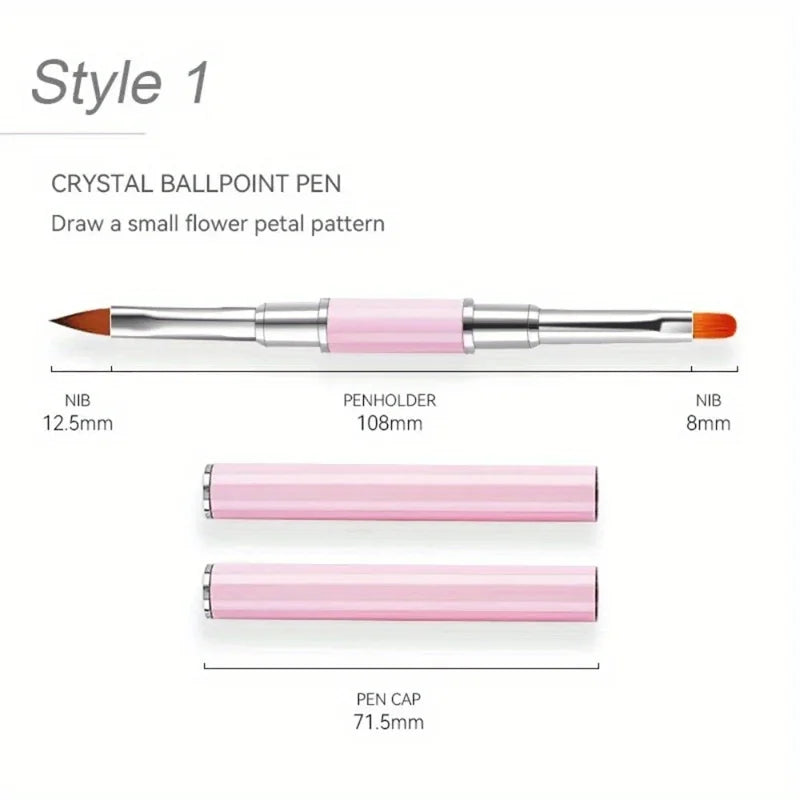 1/5PCS Nail Art Brush Professional Thin Liner for Manicure Decoration Brushes Set Nails French Paint Uv Gel Acrylic Decorating