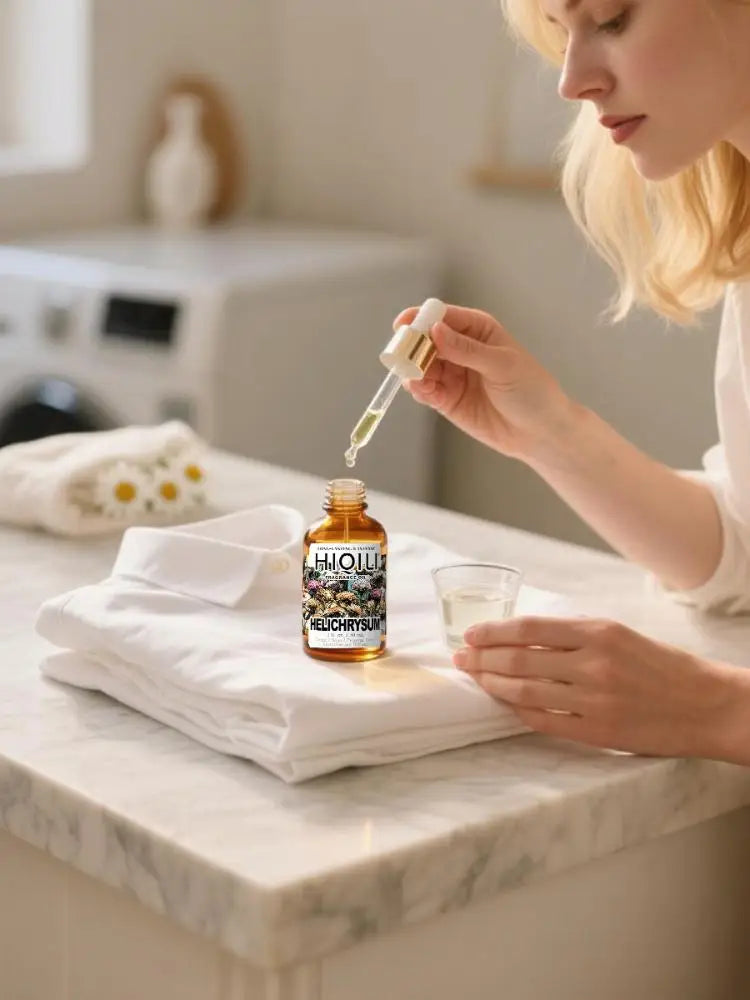 HIQILI Helichrysum Fragrance Essential Oil 30ml Aromatherapy Diffuser Skin Care Hair Perfume Oil Body Mist Moisturizer Gift