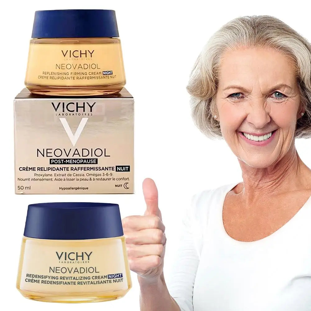 50ml VICHY Post-menopause Day Cream Active Firming Nourishing Desalinating Fine Lines Moisturizing Cream