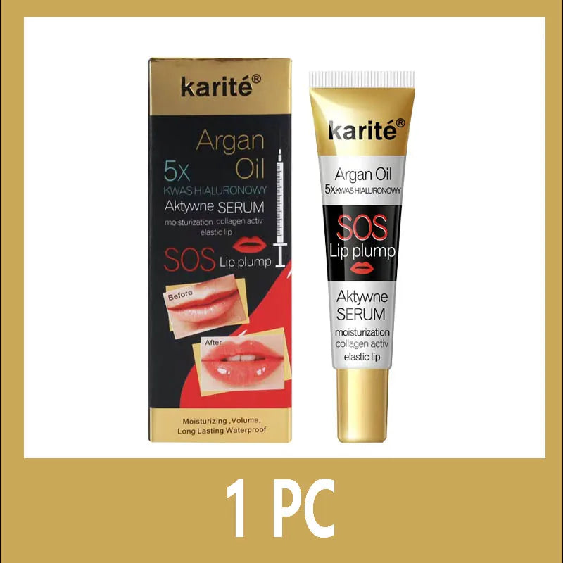 Transparent lip enhancement essence and jelly lip gloss for thickening