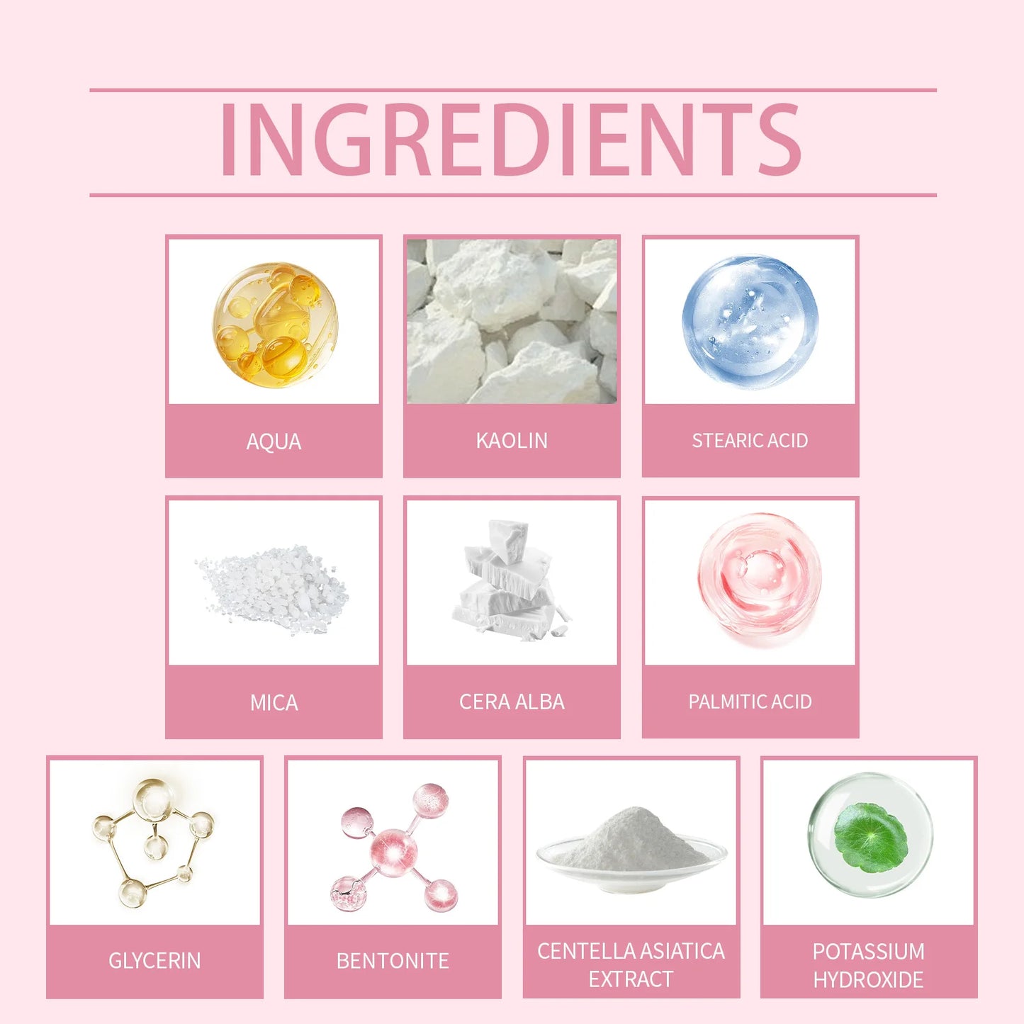 Hoygi Centella Asiatica Clay Mask Stick Soothing Calming Detoxifying Hydrating Anti Irritation Easy Application All Skin Types