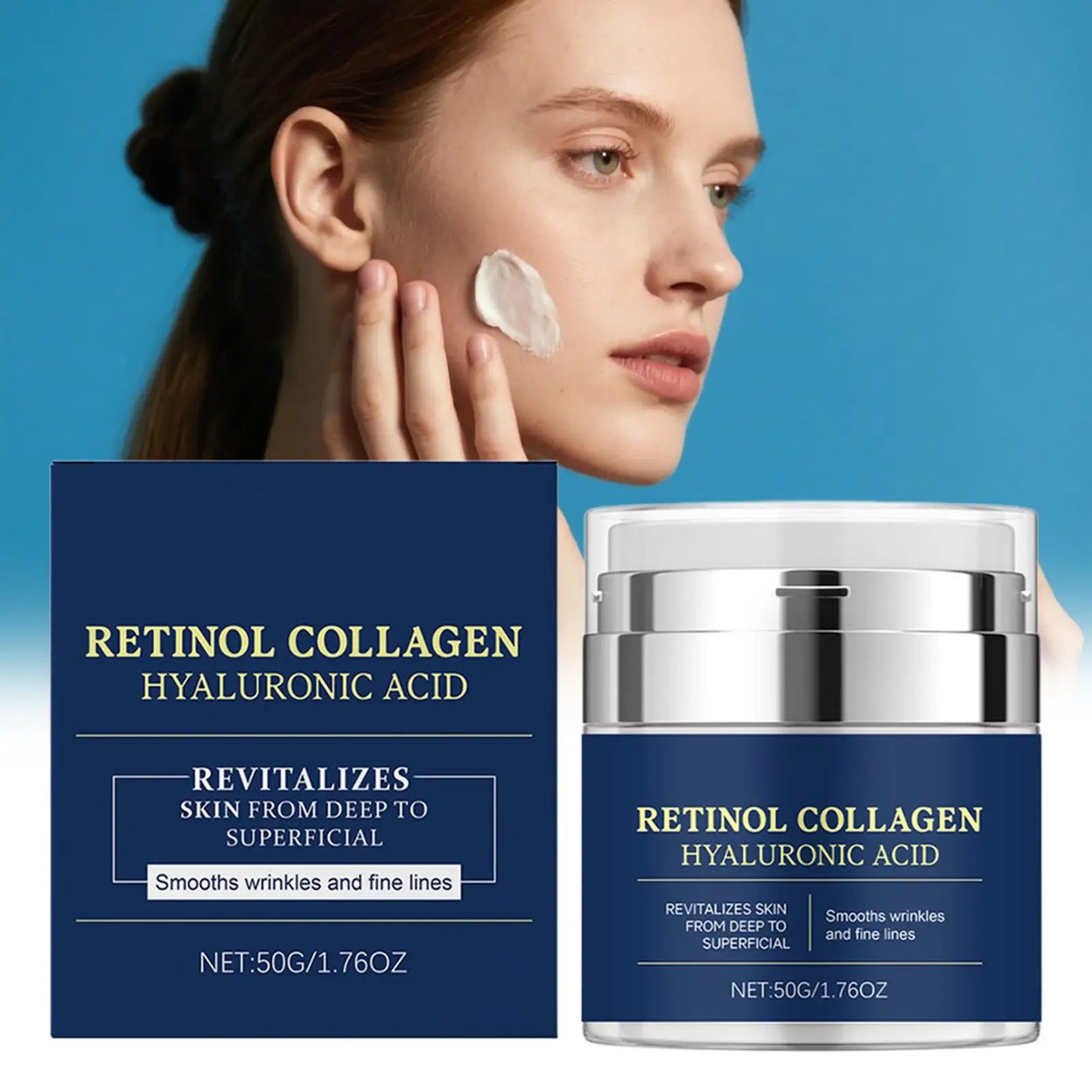 Retinol Lifting Firmings Cream Anti-aging Wrinkle Deep Hydration Moisturizing Face Cream Collagen Smooth Wrinkles Face Cream