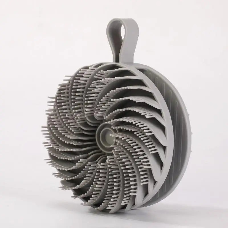 Soft Silicone Body Scrubber Scalp Exfoliating Non-irritating Body Wash Massager Bath Shower Skin Care Tool