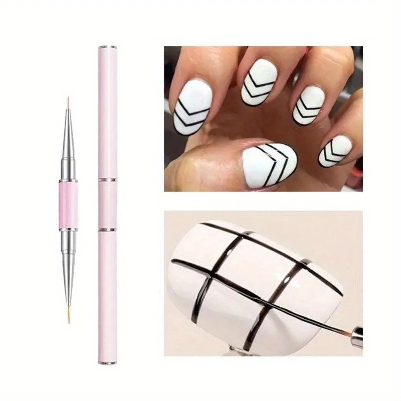 1/5PCS Nail Art Brush Professional Thin Liner for Manicure Decoration Brushes Set Nails French Paint Uv Gel Acrylic Decorating