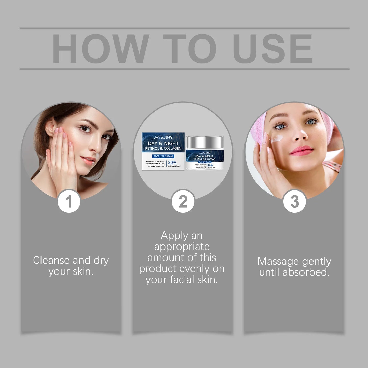 JAYSUING Retinol Cream Promotes Skin Elasticity and Luster Nourishing Nourishing and  Moisture To Improve Skin Texture Cosmetics