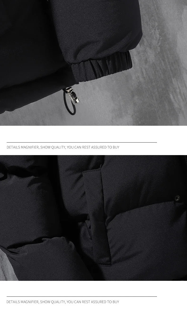 Male Coat Windbreaker Jackets For Men Fashion Parkas Autumn Winter Overcoat Men's Casual Jacket Keep Warm Windproof Hombre New