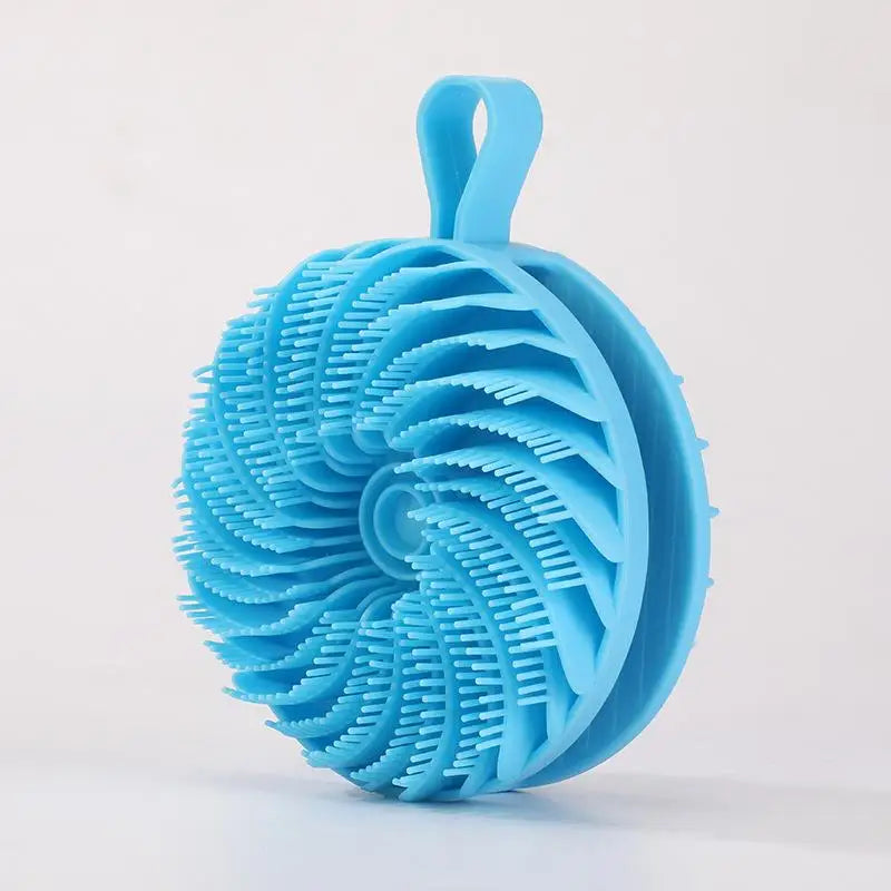 Soft Silicone Body Scrubber Scalp Exfoliating Non-irritating Body Wash Massager Bath Shower Skin Care Tool