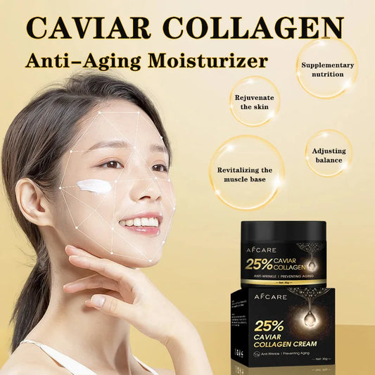 Caviar Collagen Cream Moisturizer Anti Wrinkle Lifting Firming Face Wrinkle Cream Brighten Korean Skin Care Product