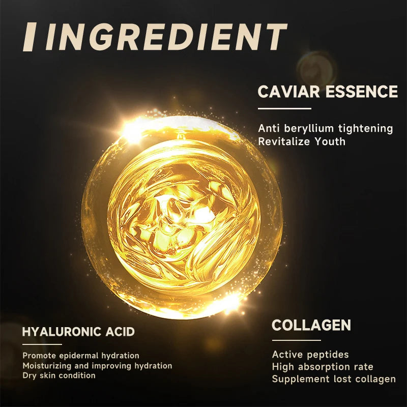 Caviar Collagen Cream Moisturizer Anti Wrinkle Lifting Firming Face Wrinkle Cream Brighten Korean Skin Care Product